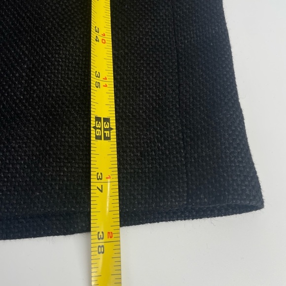 Ralph Lauren Runway Black Linen Button Up Backless Halter Mini Dress Tuxedo 2007 - Picture 14 of 15